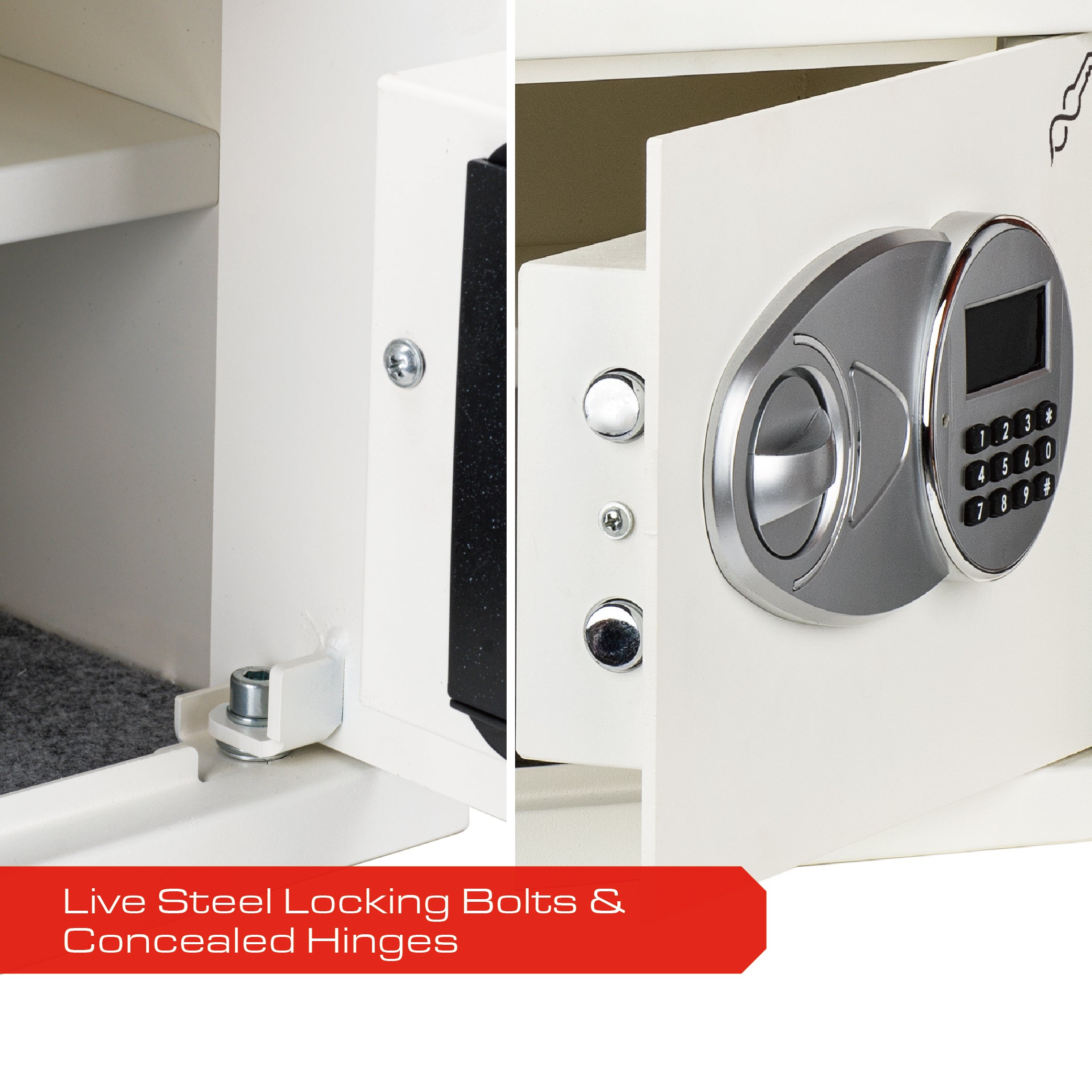 0.5 CF Hotel & Office Safe - White