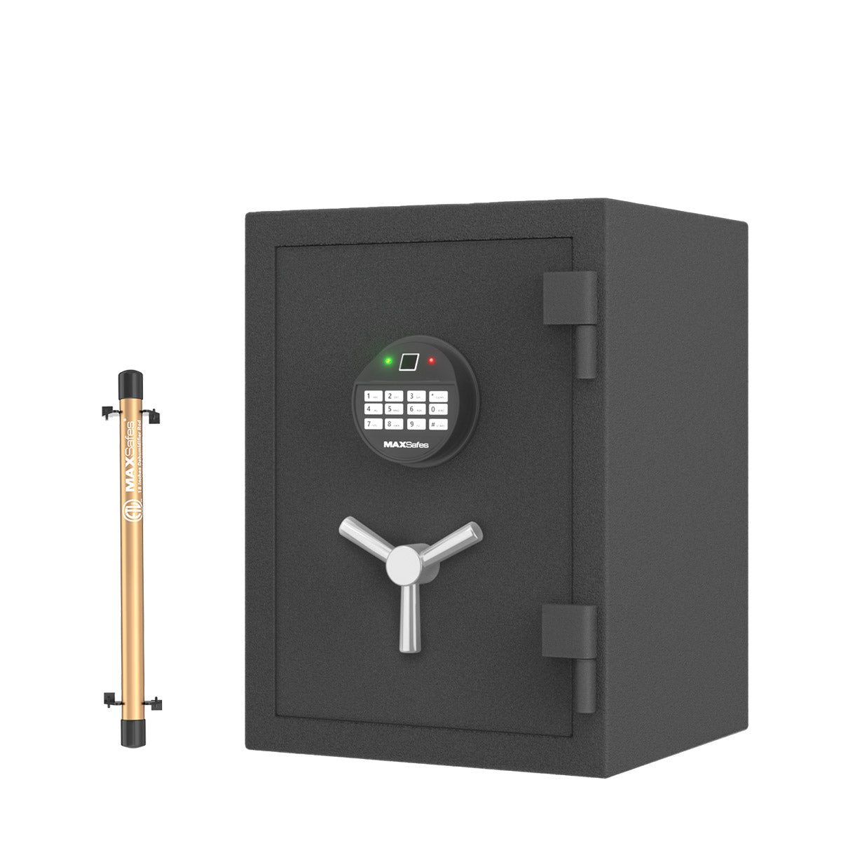 Fireproof Security Safe 1.2 Cubic Feet + Free 12'' 12W Dehumidifier Rod (up to 150°F)