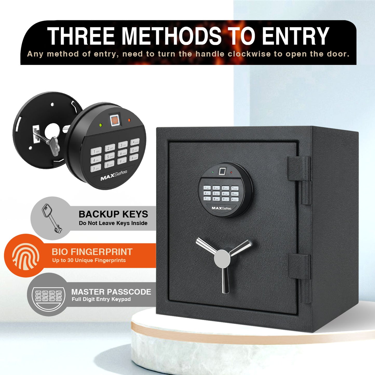 MAXSafes Heavy-Duty Fireproof Security Safe
