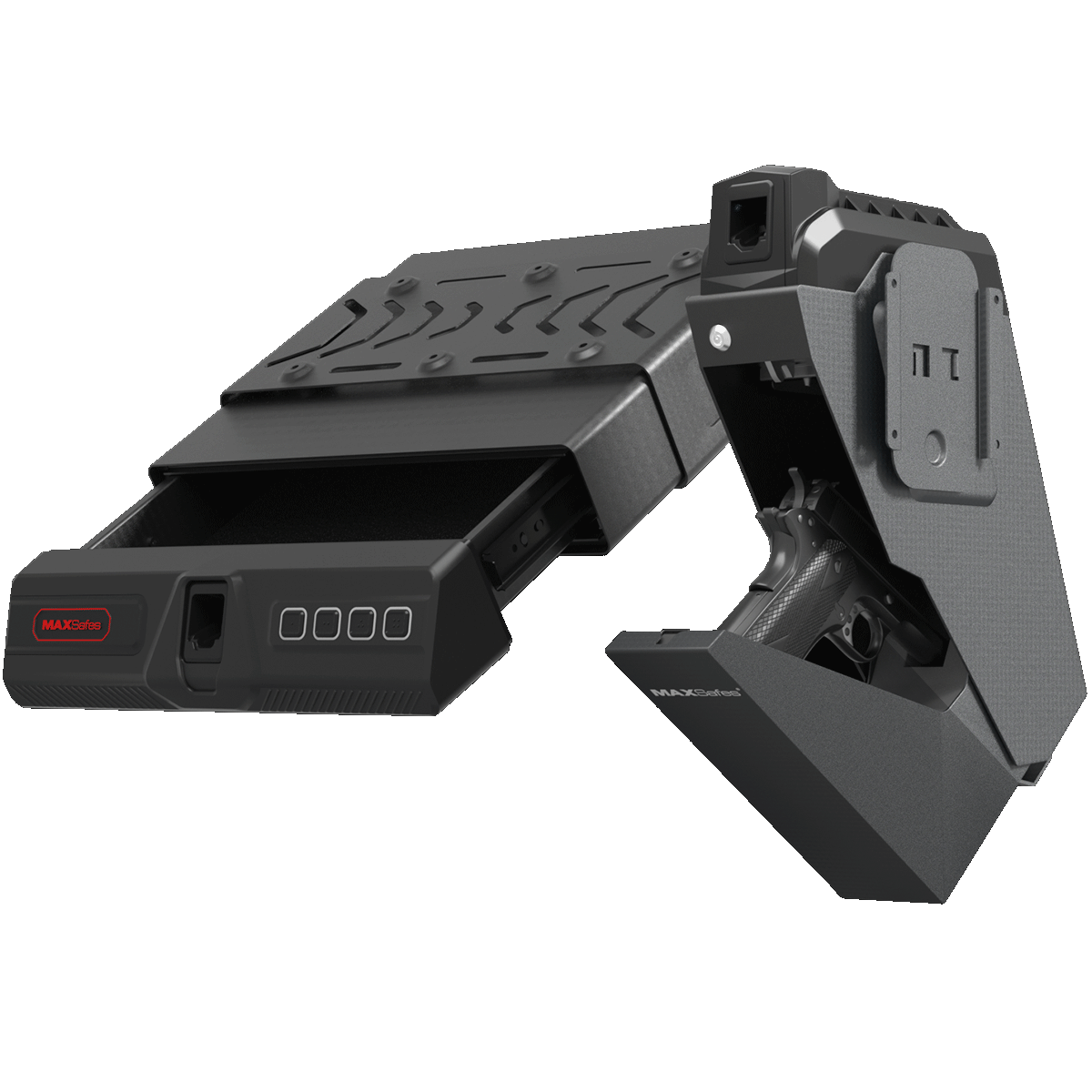 Vein Recognition Drop Down Vault + Underdesk Pistol Safe
