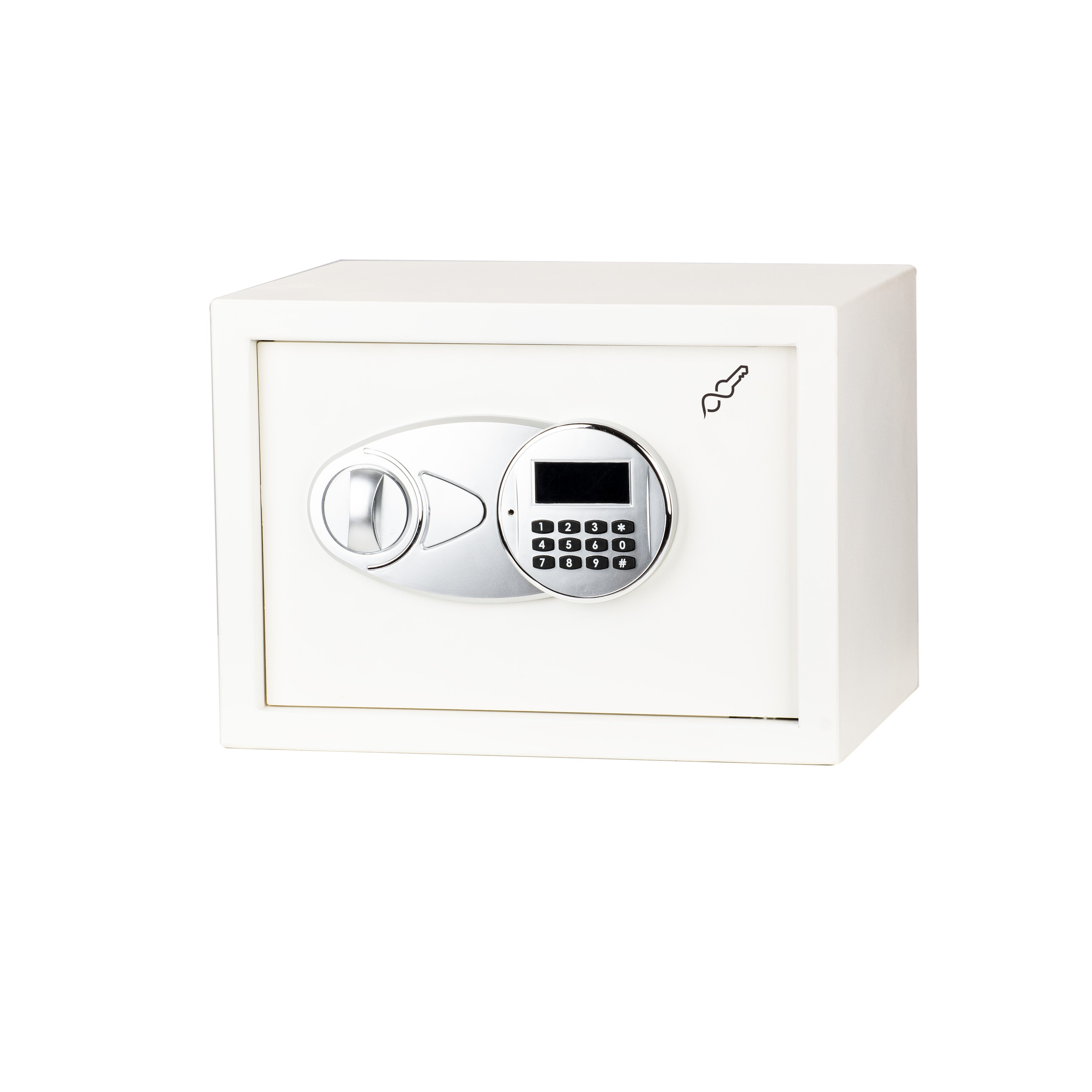 Key graphic0.5 CF Hotel & Office Safe - White