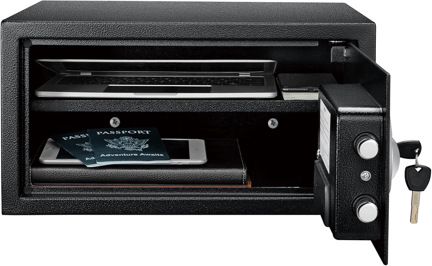 MAXSafes® 0.5 CF Hotel & Office Safe - Black