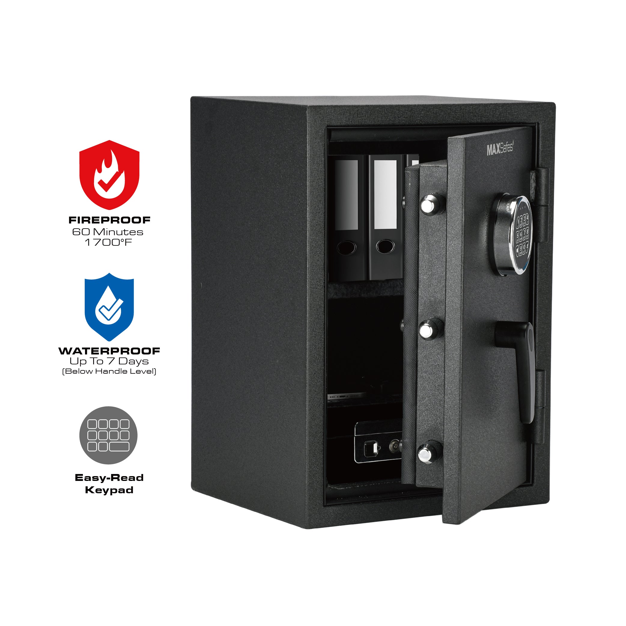 MAXSafes® 1.0 CF Fireproof & Waterproof Safe