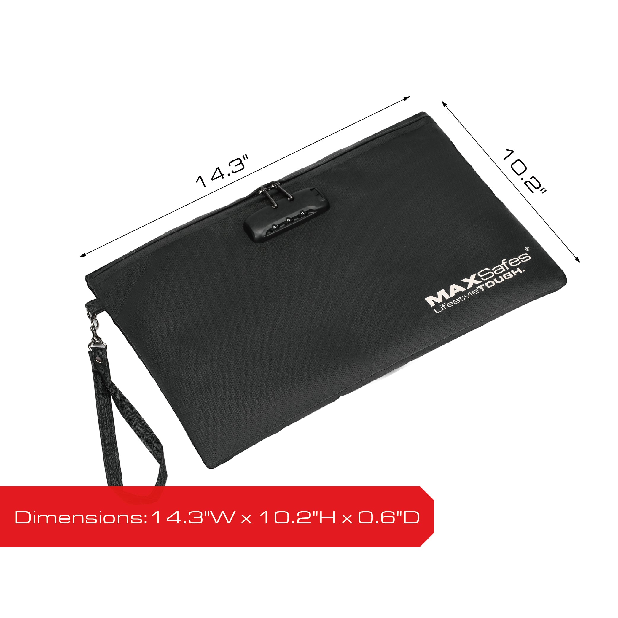 MAXSafes® Fireproof Document Bag