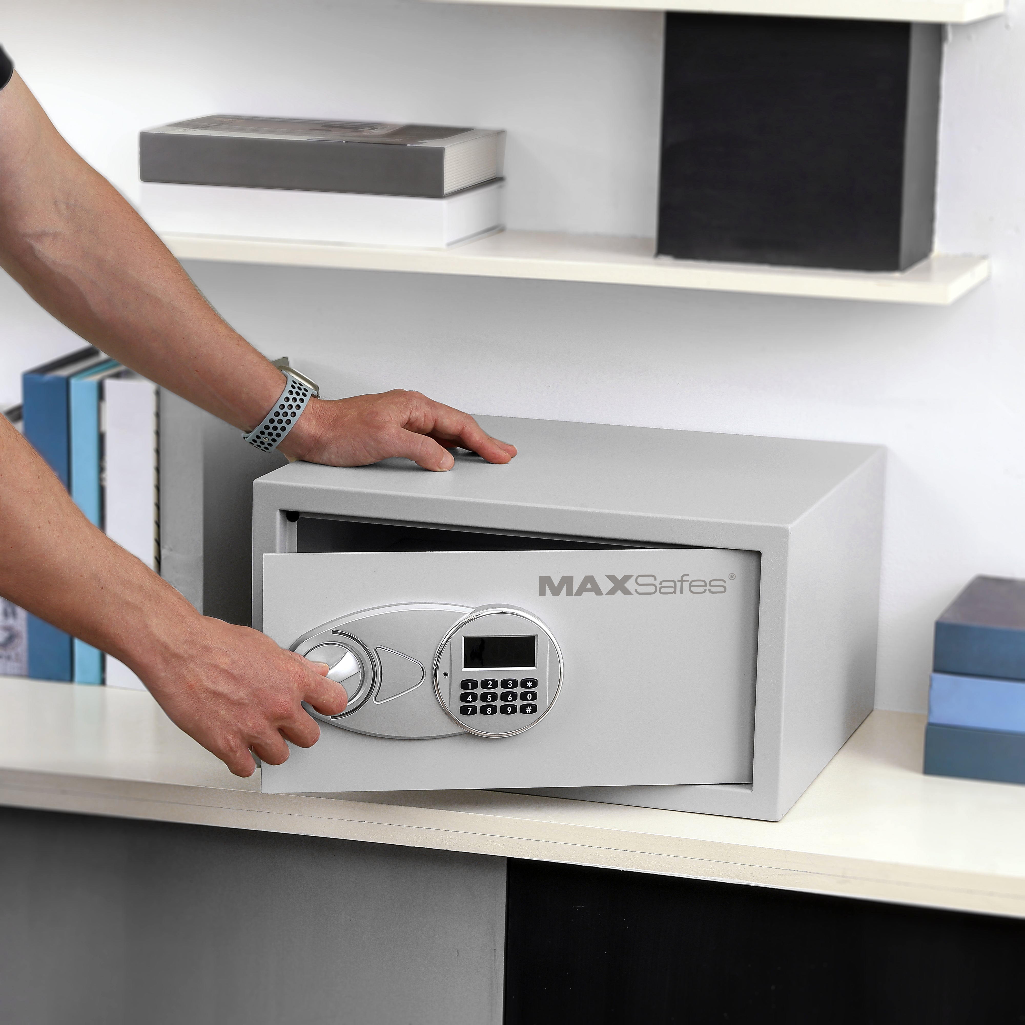 MAXSafes® 1.0 CF Hotel & Office Safe-White