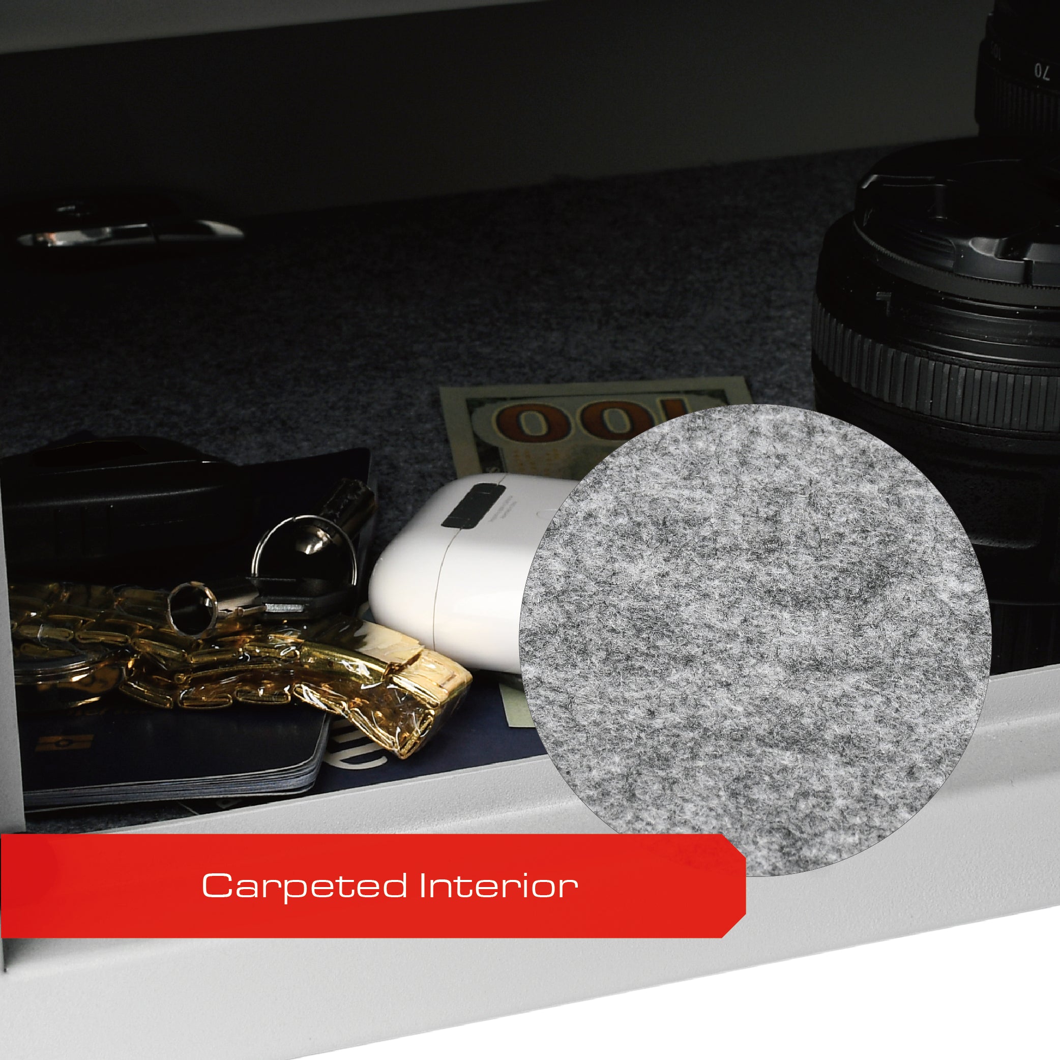 MAXSafes® 1.0 CF Hotel & Office Safe-White