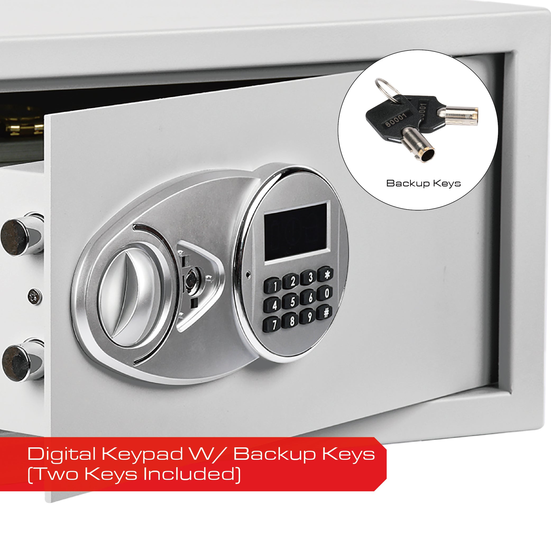 MAXSafes® 1.0 CF Hotel & Office Safe-White