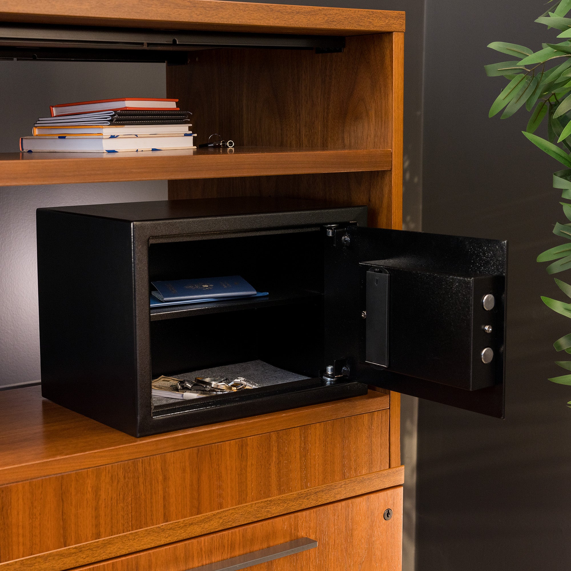 MAXSafes® 0.5 CF Hotel & Office Safe - Black