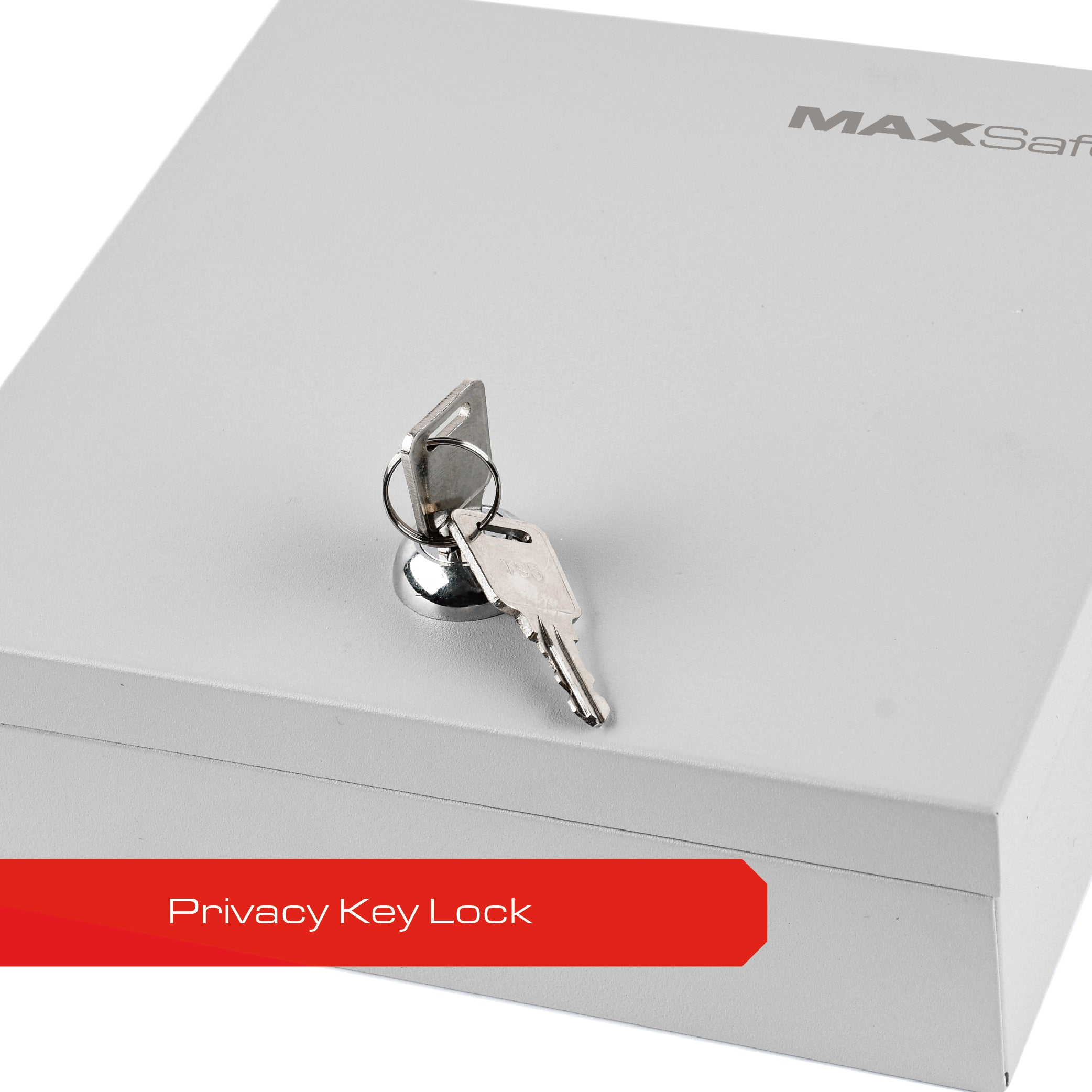 MAXSafes® 0.04 CF Cash Box-White