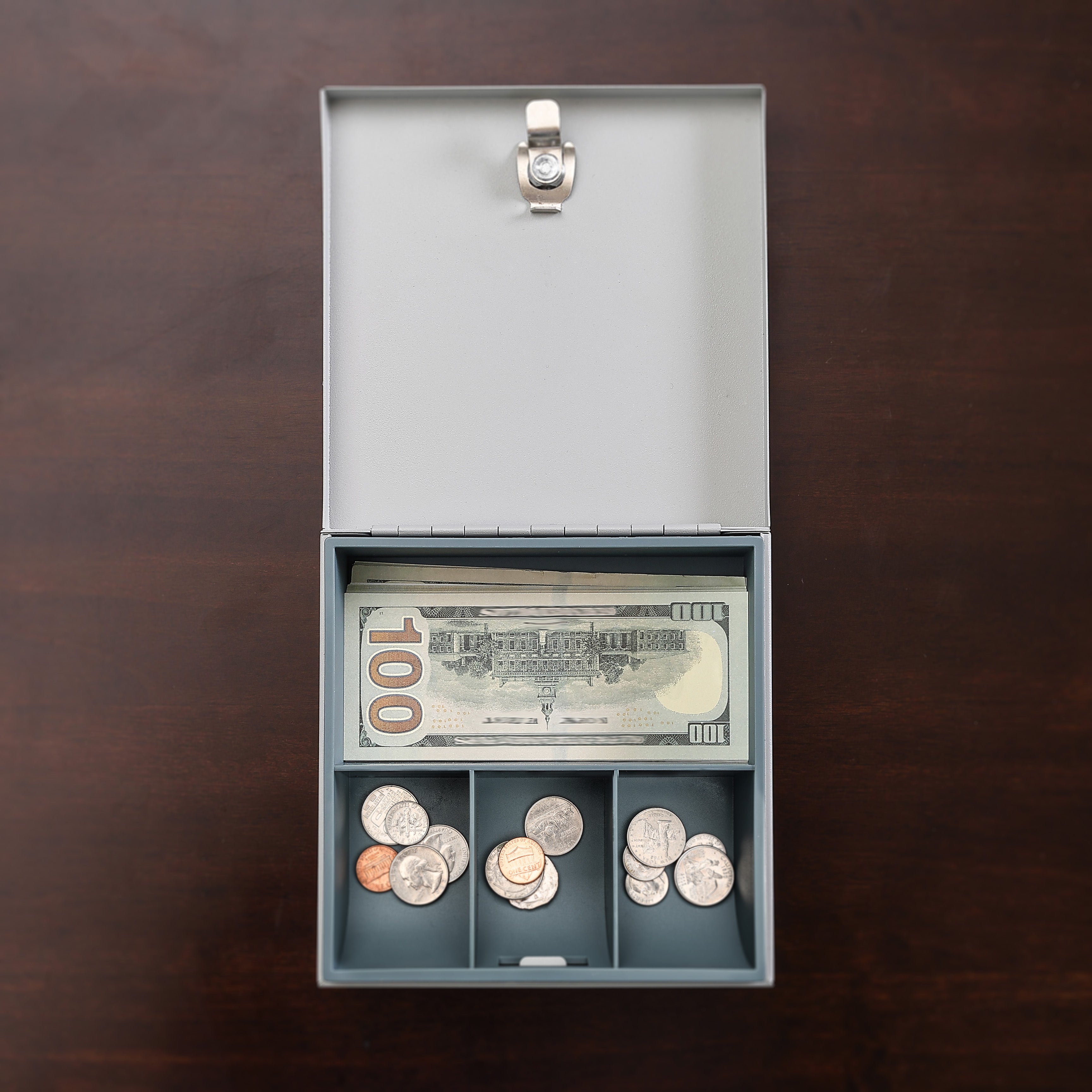 MAXSafes® 0.04 CF Cash Box-White