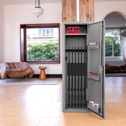 MAXSafes® Keyed 18 Gun KD Cabinet