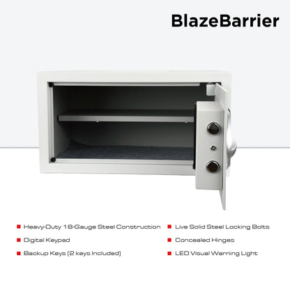 BlazeBarrier 1.0 CF Hotel & Office Safe-White