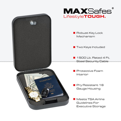 MAXSafes® Keyed Lockbox