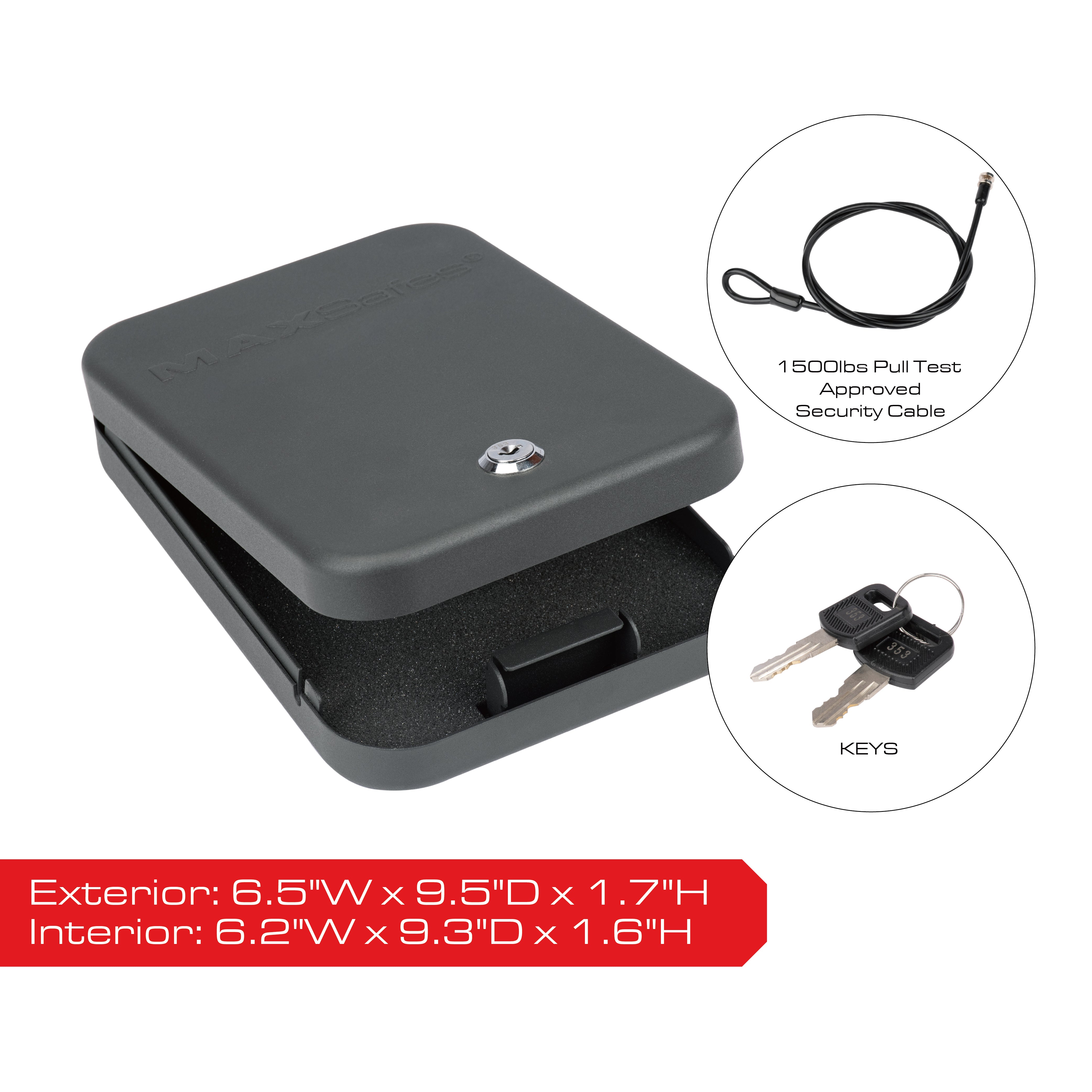 MAXSafes® Keyed Lockbox