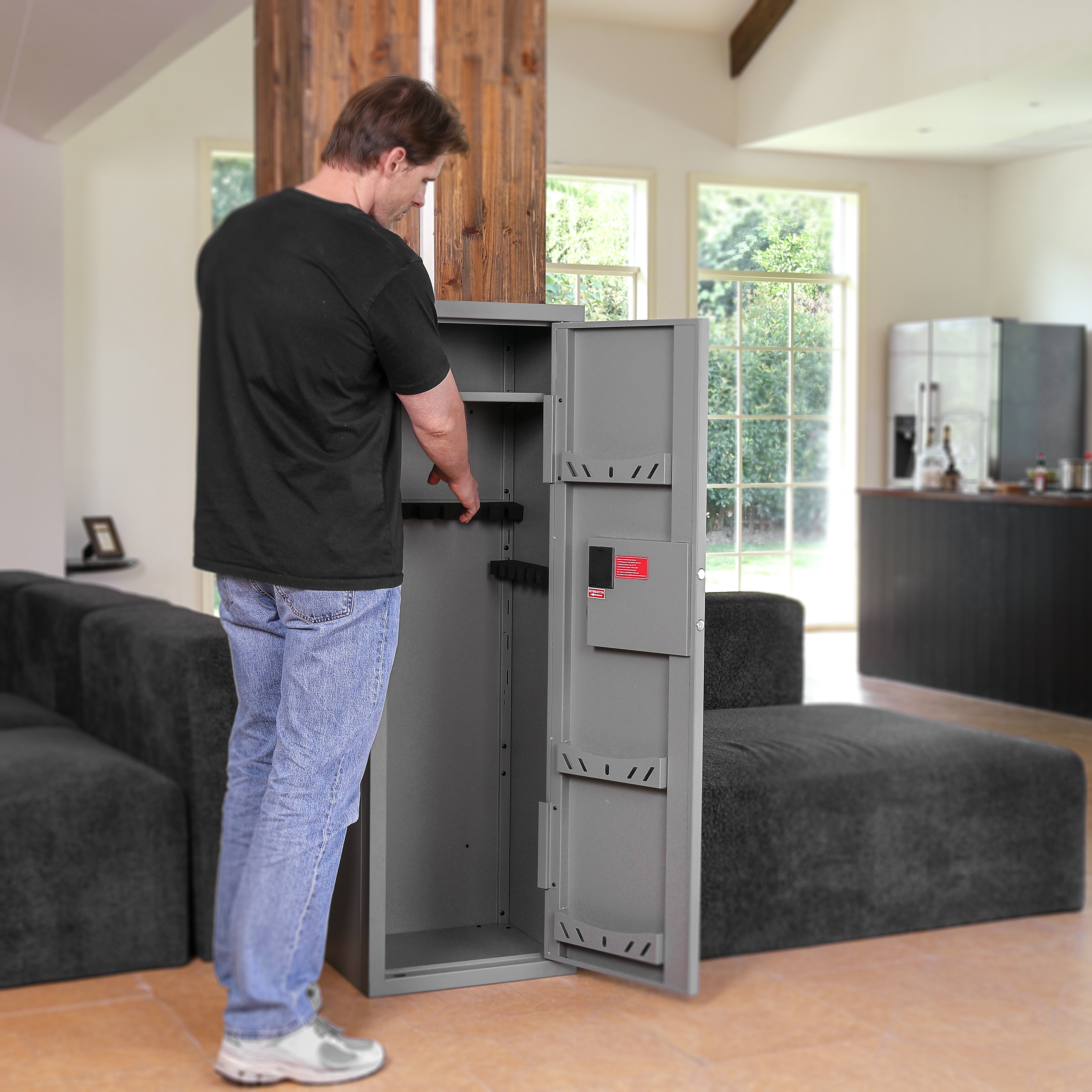 MAXSafes® 12 Gun KD Cabinet with Digital Keypad
