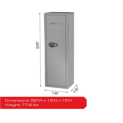 MAXSafes® Keypad 18 Gun KD Cabinet
