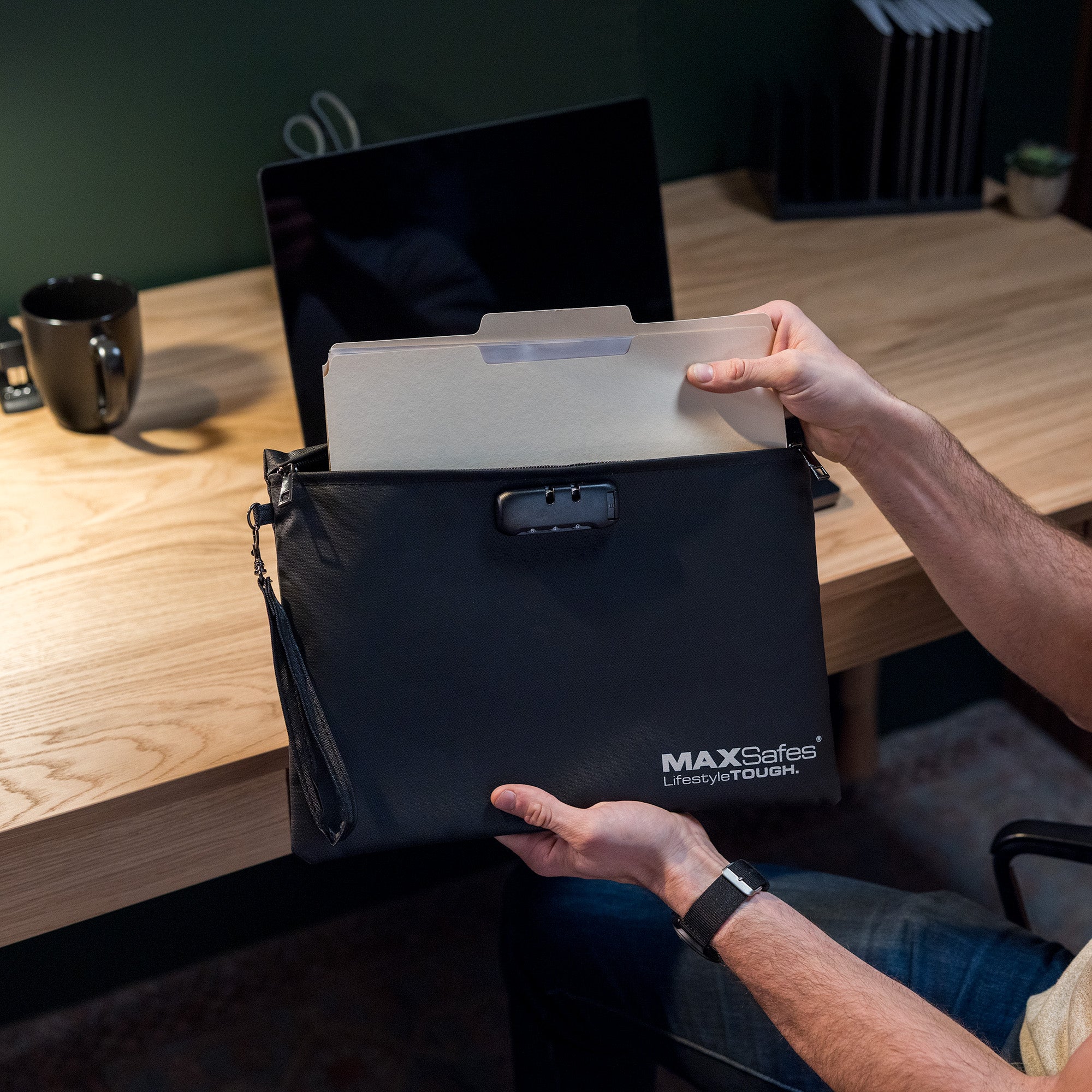 MAXSafes® Fireproof Document Bag