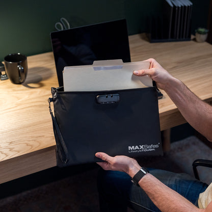 MAXSafes® Fireproof Document Bag