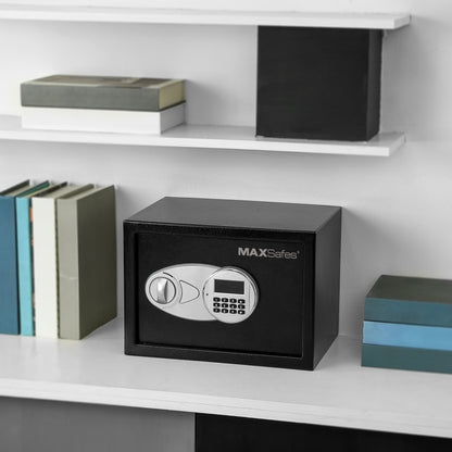 MAXSafes® 0.5 CF Hotel & Office Safe - Black