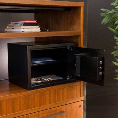 MAXSafes® 0.5 CF Hotel & Office Safe - Black