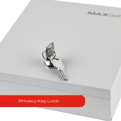 MAXSafes® 0.04 CF Cash Box-White